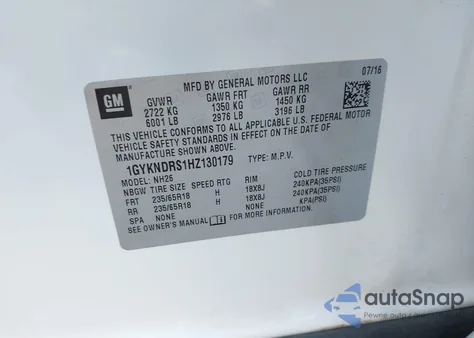 2017 Cadillac Xt5 Luxury from USA, damaged, VIN 1GYKNDRS1HZ130179